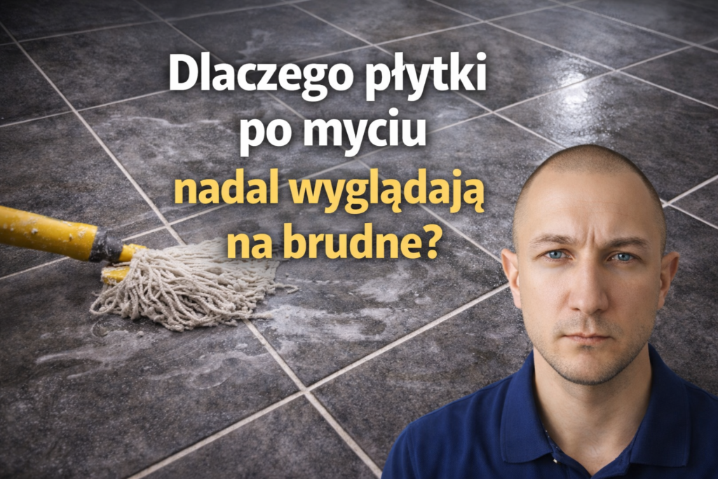 Dlaczego płytki po myciu nadal wyglądają na brudne – smugi i osad na płytkach
