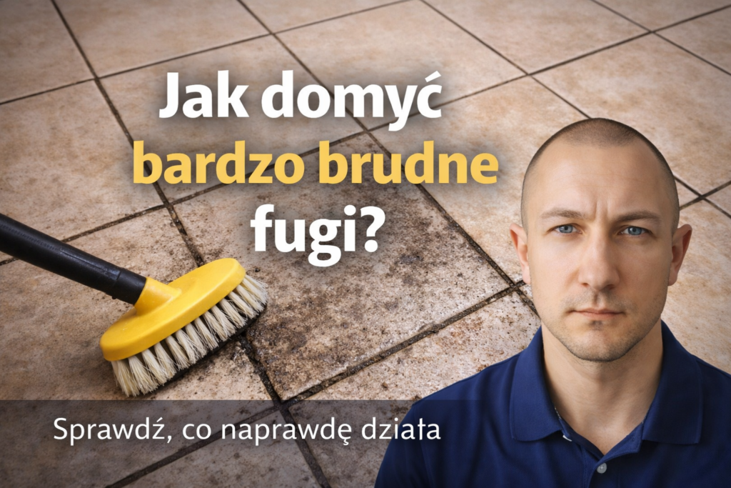 Jak domyć bardzo brudne fugi – ciemne i zabrudzone fugi na płytkach